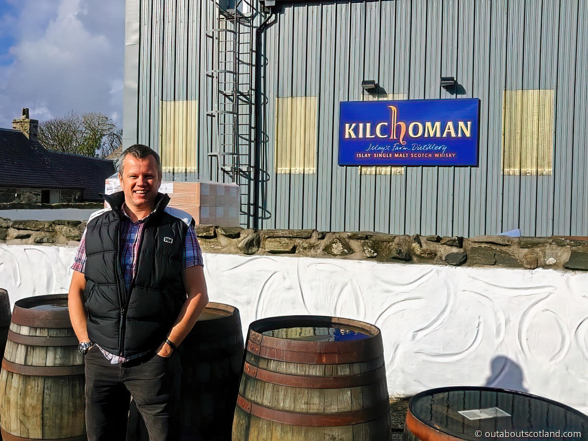 Craig Neil at Kichoman Distillery, Islay