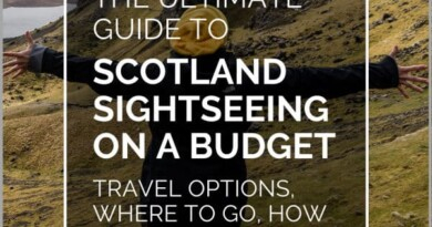 scotland sightseeing budget pin