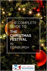 edinburgh christmas pin