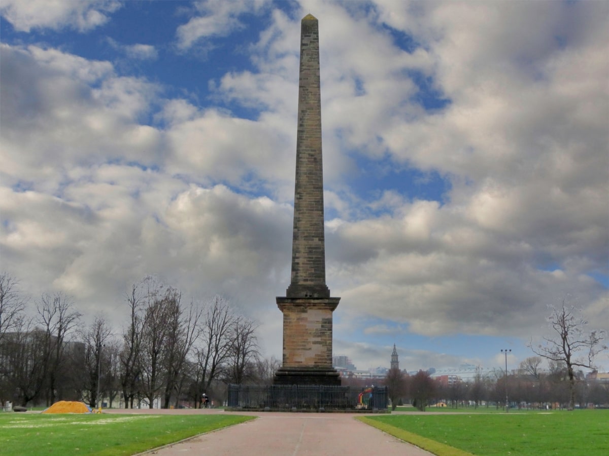Nelsons Monument Glasgow Green
