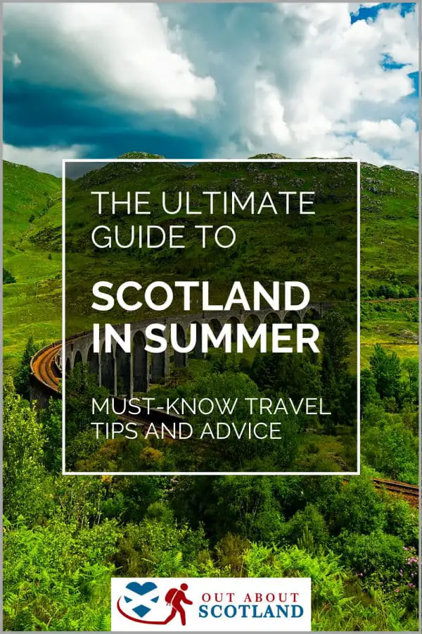 scotland summer travel tips pin