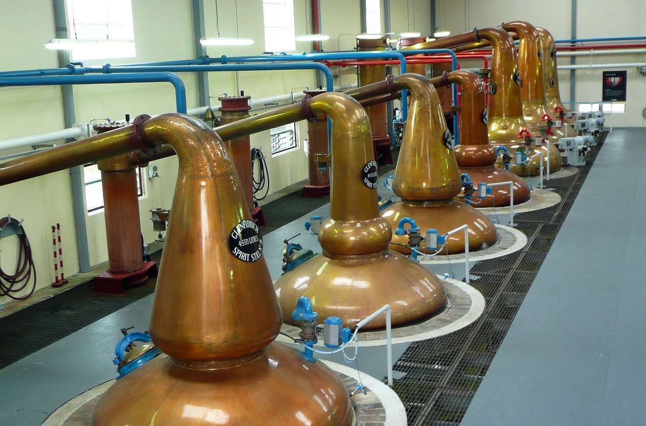 Glenfiddich whisky distillery