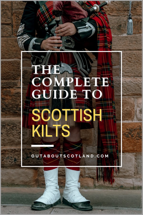 Scottish Mens Kilt Traditional Highland Dress Skirt/Kilt Belt Buckle Pin Sporran