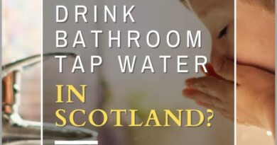 can you drink bathroom tap water in scotland