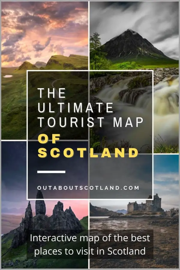 map of the best places to visit in scotland