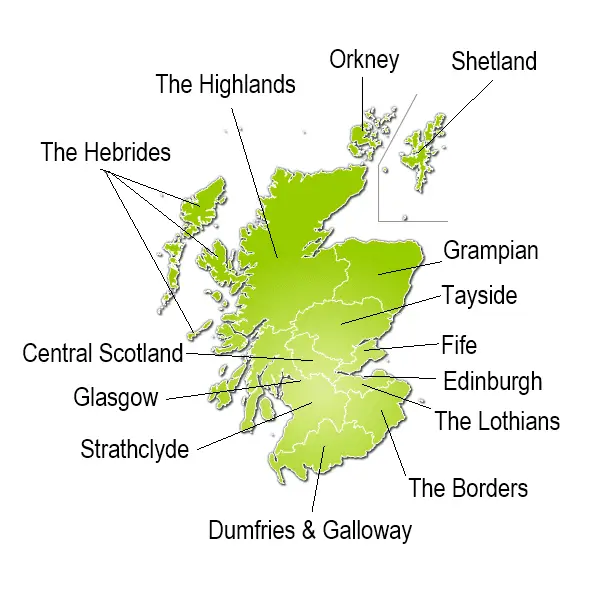 Regions of Scotland